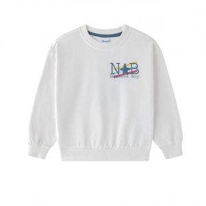 Sudadera marfil newness boy