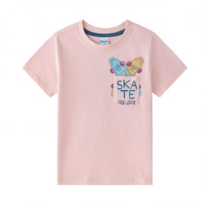 Camiseta skate all day rosa