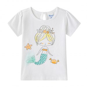 Camiseta sirenita cola tul.