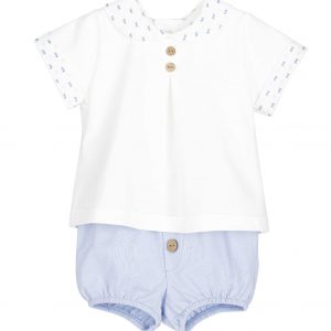 Conjunto pololo Goa azul.