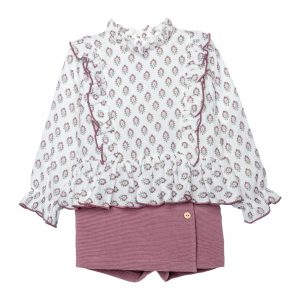 Conjunto falda-pantalón Meira