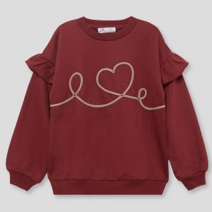 Sudadera Bordado Corazón.