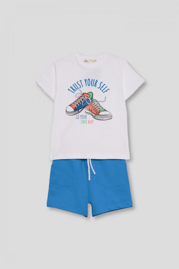 Conjunto  Algodón Zapatillas niño.