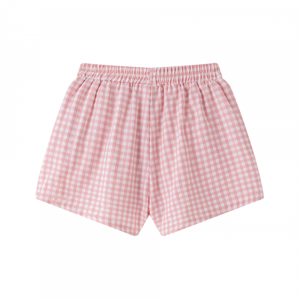 Conjunto vichy rosa pastel. - Imagen 6