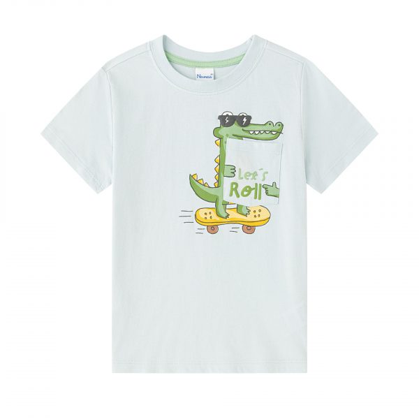 Camiseta cocodrilo bolsillo