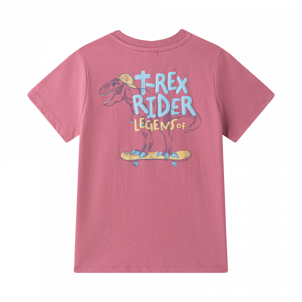 Camiseta color cereza skate - Imagen 2