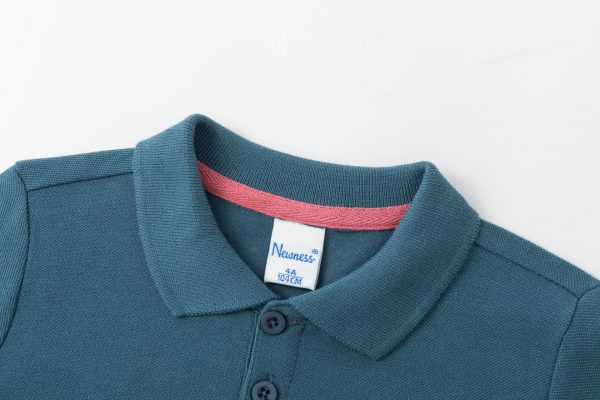 Polo básico azul petroleo. - Imagen 3