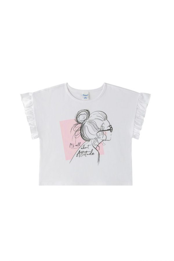 Camiseta crop muñeca