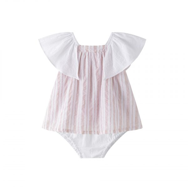 Vestido ceremonia bebe rayas