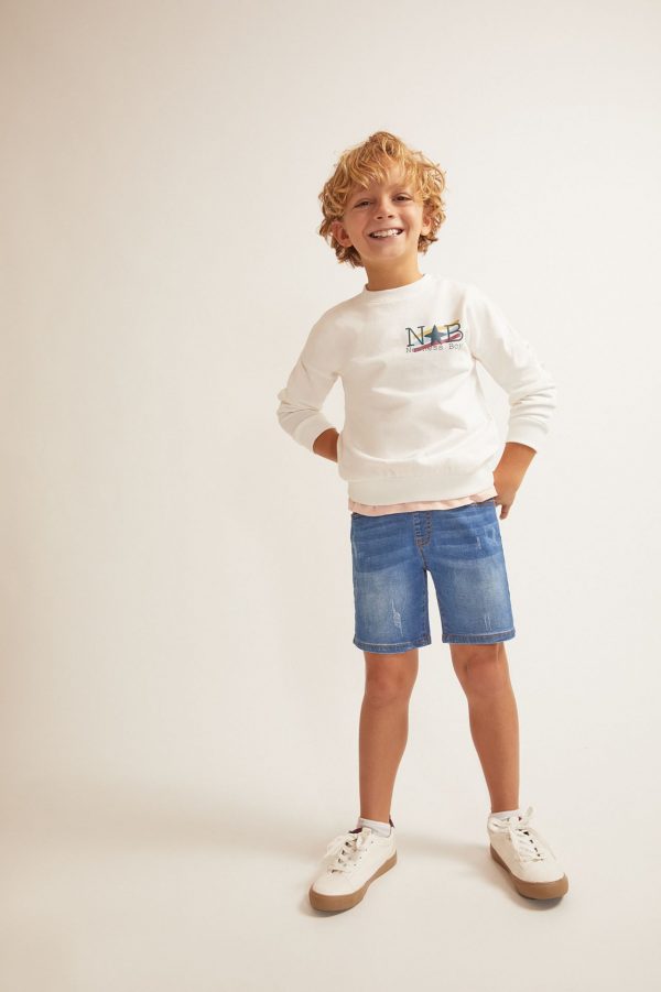 Sudadera marfil newness boy - Imagen 3