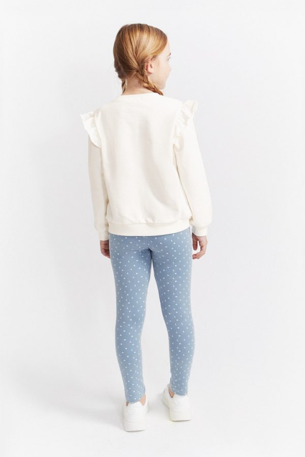 Conjunto de sudadera y leggin cisne. - Imagen 4