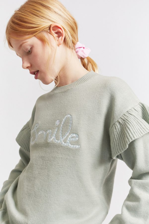 Jersey  de punto Smile niña. - Imagen 2