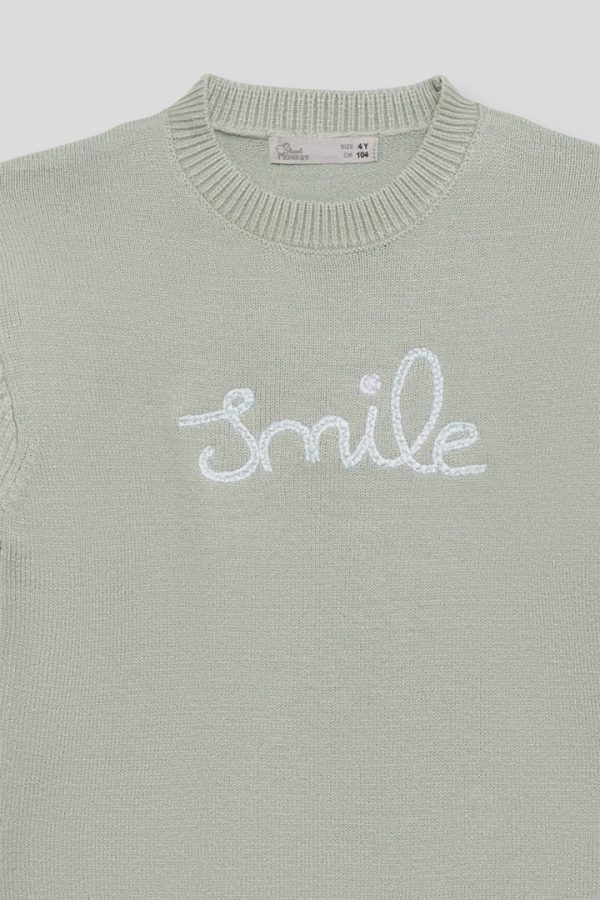 Jersey  de punto Smile niña. - Imagen 3