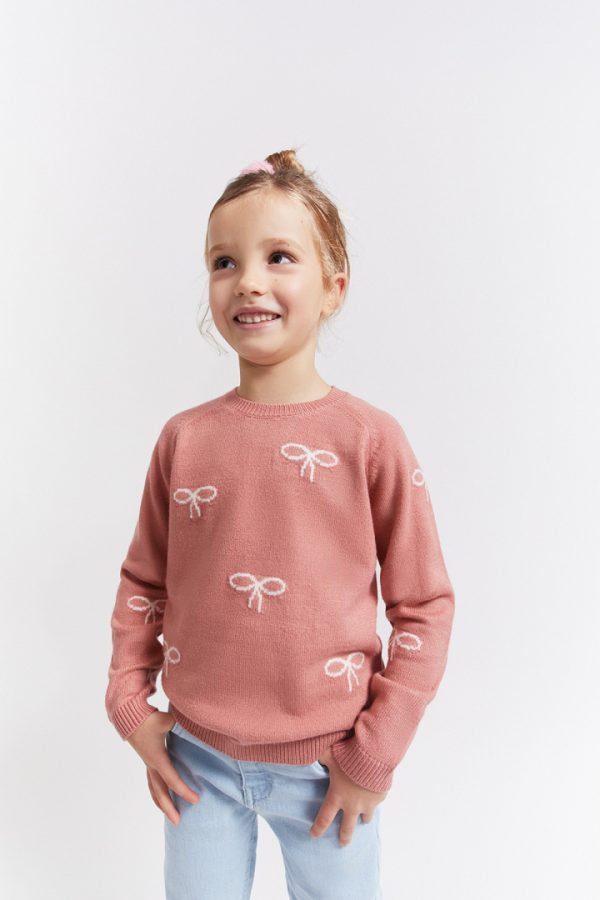 Jersey rosa lazos.