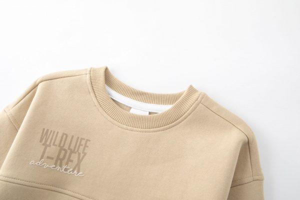Sudadera camel t-rex - Imagen 2
