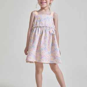 Vestido tirantes amarillo pastel