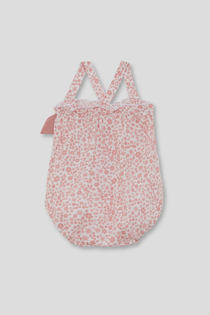 Ranita blanca flores rosa pastel. - Imagen 3