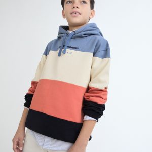 Sudadera  De Franjas Anchas.