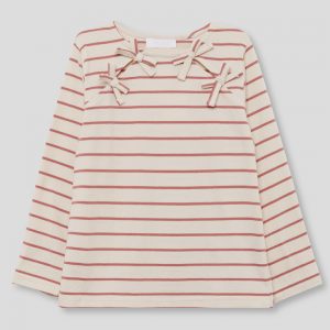 Camiseta a Rayas Rosas.